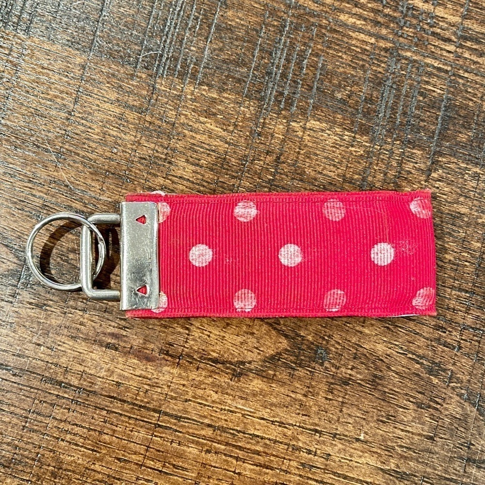 Chi Omega ΧΩ Ribbon Keychain Key Fob - Picture 4 of 7